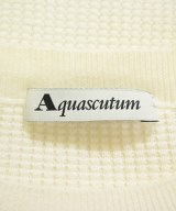 AQUASCUTUM（アクアスキュータム）ニット・セーター 白 サイズ:M レディース/2200709728030