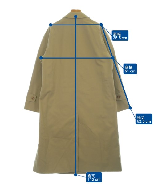 AQUASCUTUM（アクアスキュータム）ステンカラーコート ベージュ サイズ:34(XS位) レディース/2200712218115