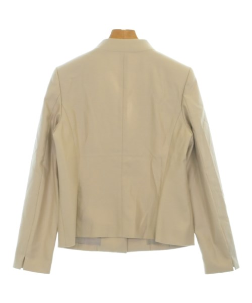 AQUASCUTUM（アクアスキュータム）ノーカラージャケット ベージュ サイズ:8(S位) レディース/2200712480154