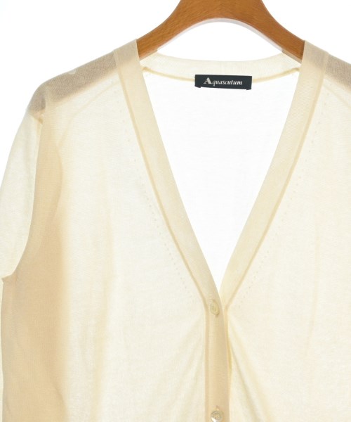 AQUASCUTUM（アクアスキュータム）カーディガン ベージュ サイズ:8(S位) レディース/2200712480413
