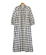 AQUASCUTUM（アクアスキュータム）シャツワンピース ベージュ サイズ:F レディース/2200717199181