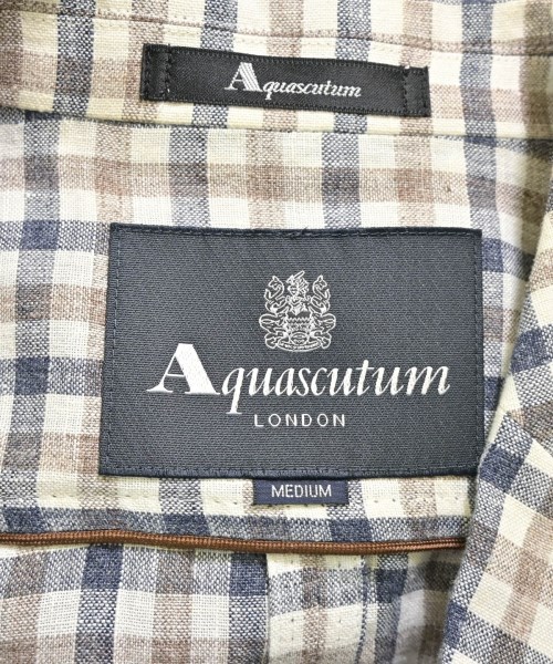 AQUASCUTUM（アクアスキュータム）テーラードジャケット 白 サイズ:M メンズ/2200715214046