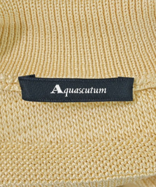 AQUASCUTUM（アクアスキュータム）カーディガン 黄 サイズ:-(M位) レディース/2200715214114