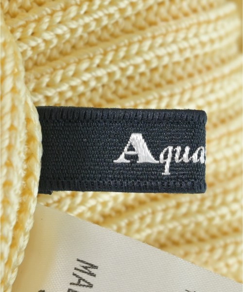 AQUASCUTUM（アクアスキュータム）ニット・セーター 黄 サイズ:-(S位) レディース/2200715214121