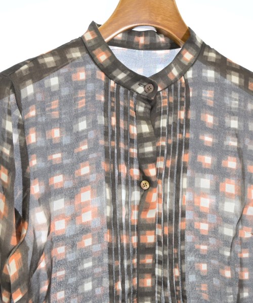AQUASCUTUM（アクアスキュータム）ブラウス 茶 サイズ:-(M位) レディース/2200715629055