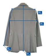 AQUASCUTUM（アクアスキュータム）テーラードジャケット グレー サイズ:-(L位) レディース/2200635030023