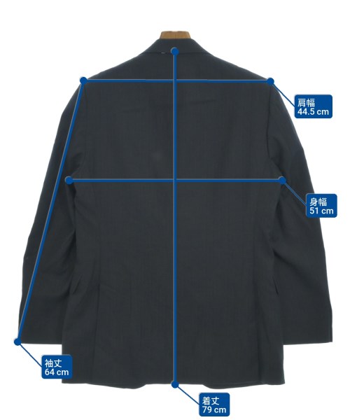 AQUASCUTUM（アクアスキュータム）テーラードジャケット 紺 サイズ:38(M位) メンズ/2200646255095