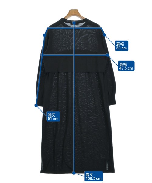 AQUASCUTUM（アクアスキュータム）ワンピース 黒 サイズ:8(M位) レディース/2200638276053