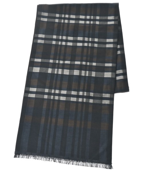 AQUASCUTUM(アクアスキュータム)ストール 紺 サイズ:-/2200637648349