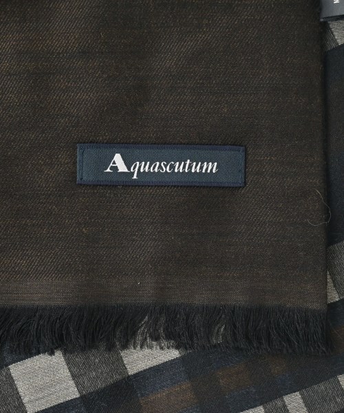 AQUASCUTUM（アクアスキュータム）ストール 紺 サイズ:- メンズ/2200637648349