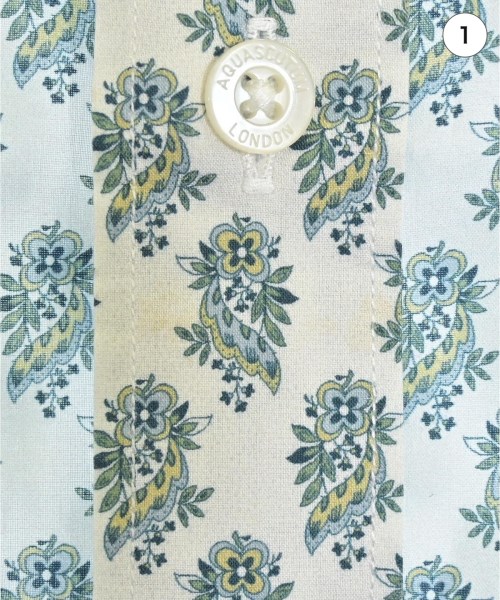 AQUASCUTUM（アクアスキュータム）カジュアルシャツ 白 サイズ:L メンズ/2200654114087