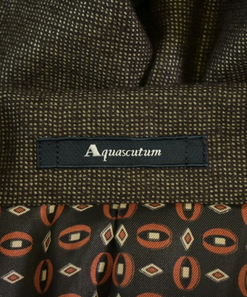 AQUASCUTUM（アクアスキュータム）テーラードジャケット 茶 サイズ:-(M位) レディース/2200699811019