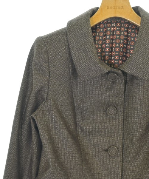 AQUASCUTUM（アクアスキュータム）テーラードジャケット 茶 サイズ:-(M位) レディース/2200699811019