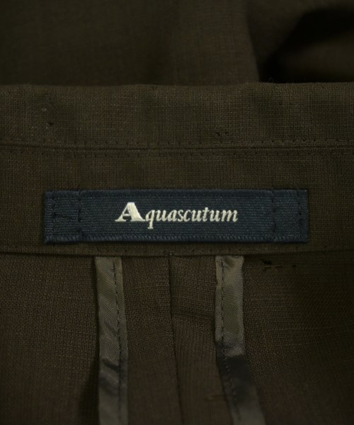 AQUASCUTUM（アクアスキュータム）テーラードジャケット 茶 サイズ:-(M位) レディース/2200699811033