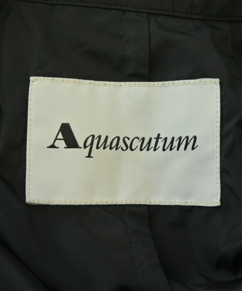 AQUASCUTUM（アクアスキュータム）トレンチコート 黒 サイズ:-(XL位) レディース/2200704013025