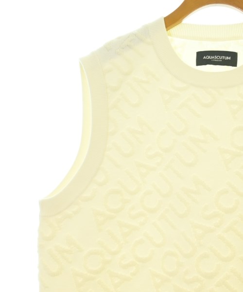 AQUASCUTUM（アクアスキュータム）ノースリーブ 白 サイズ:L レディース/2200707360027