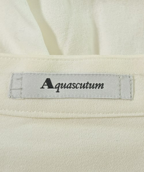 AQUASCUTUM（アクアスキュータム）カジュアルシャツ 白 サイズ:M レディース/2200707138084