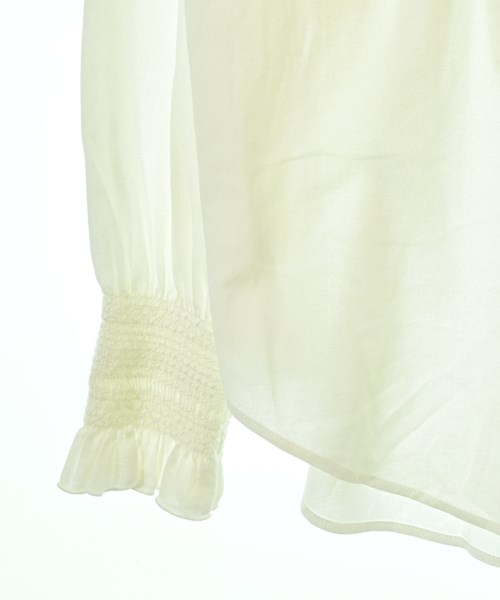 AQUASCUTUM（アクアスキュータム）カジュアルシャツ 白 サイズ:M レディース/2200707138084