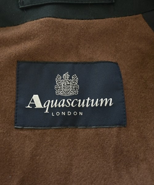 AQUASCUTUM（アクアスキュータム）ステンカラーコート 紺 サイズ:-(L位) レディース/2200710122049