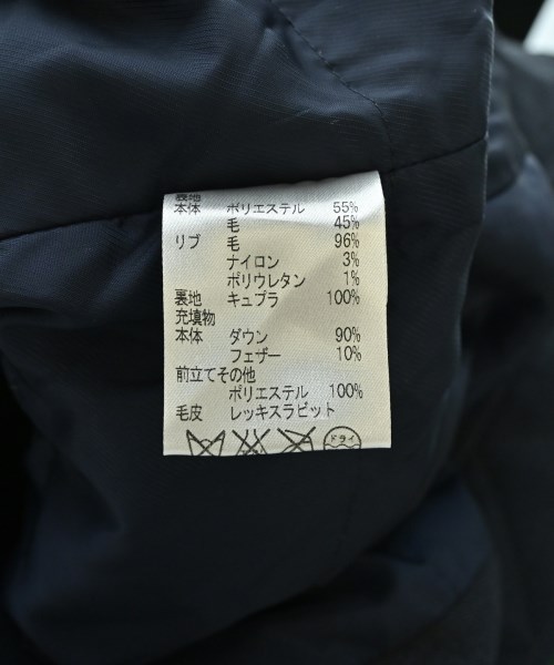 AQUASCUTUM（アクアスキュータム）ミリタリーブルゾン 紺 サイズ:S レディース/2200710122087