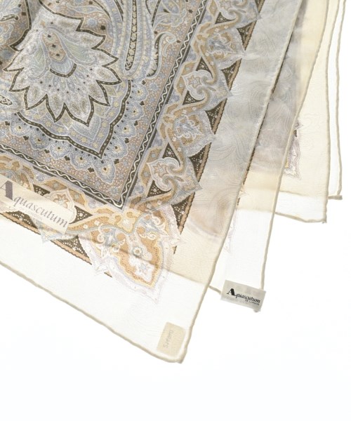 AQUASCUTUM（アクアスキュータム）バンダナ・スカーフ ベージュ サイズ:- レディース/2200658517860