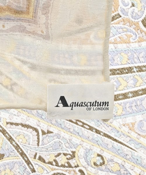 AQUASCUTUM（アクアスキュータム）バンダナ・スカーフ ベージュ サイズ:- レディース/2200658517860