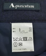 AQUASCUTUM（アクアスキュータム）ひざ丈スカート 紺 サイズ:10(L位) レディース/2200659839046