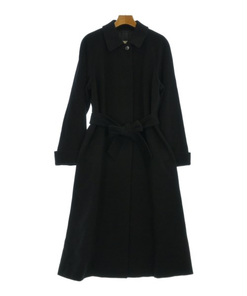 AQUASCUTUM(アクアスキュータム)ステンカラーコート 黒 サイズ:9(M位)/2200659573025