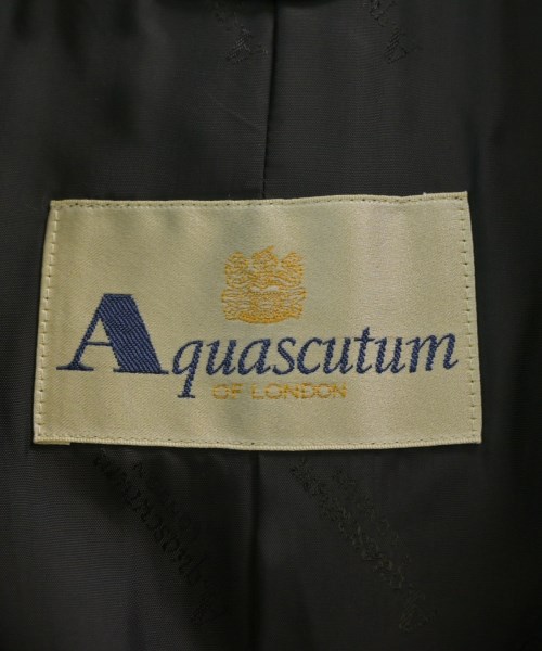 AQUASCUTUM（アクアスキュータム）ステンカラーコート 黒 サイズ:9(M位) レディース/2200659573025