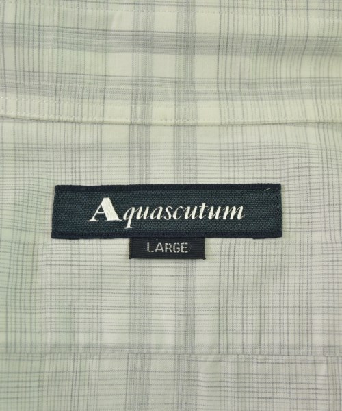 AQUASCUTUM（アクアスキュータム）カジュアルシャツ グレー サイズ:L メンズ/2200661361085