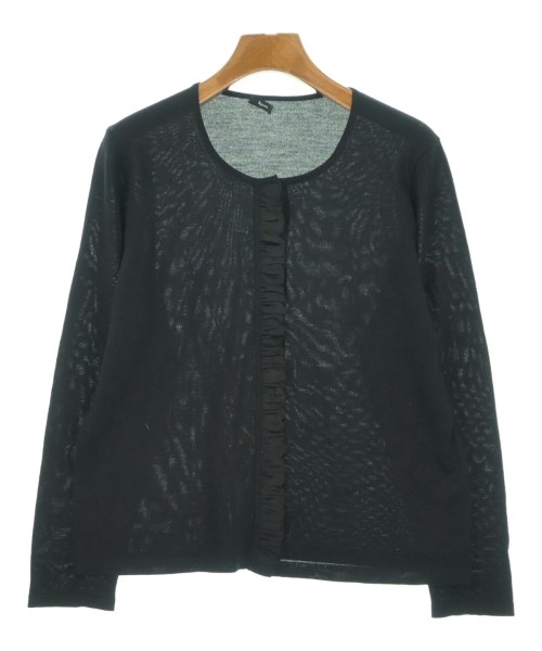 AQUASCUTUM(アクアスキュータム)カーディガン 黒 サイズ:F/2200657272029