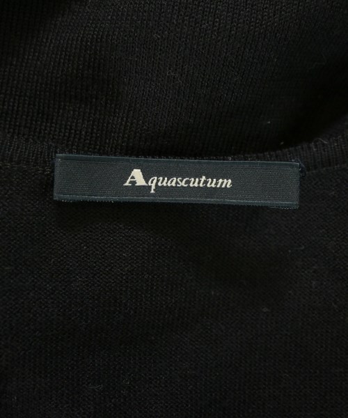 AQUASCUTUM（アクアスキュータム）カーディガン 黒 サイズ:F レディース/2200657272029
