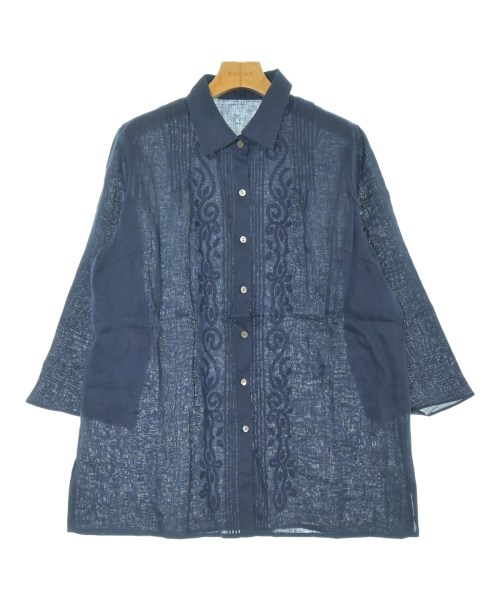 AQUASCUTUM(アクアスキュータム)カジュアルシャツ 紺 サイズ:F/2200657272036