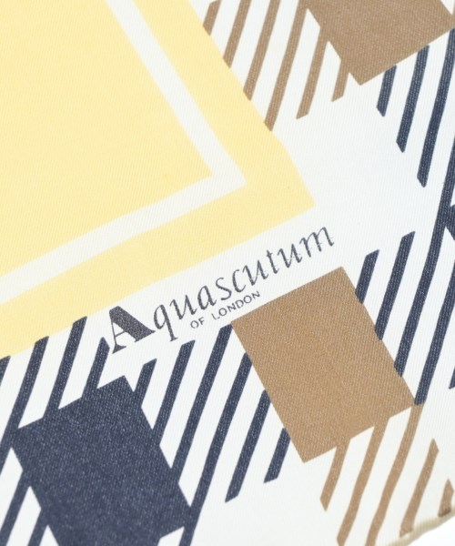 AQUASCUTUM（アクアスキュータム）バンダナ・スカーフ 黄 サイズ:- レディース/2200666388049