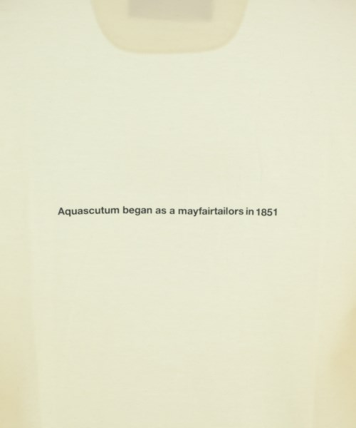 AQUASCUTUM（アクアスキュータム）Tシャツ・カットソー 白 サイズ:M メンズ/2200667803091