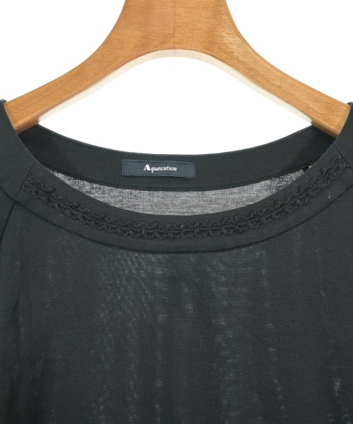 AQUASCUTUM（アクアスキュータム）Tシャツ・カットソー 黒 サイズ:13(XL位) レディース/2200672097065