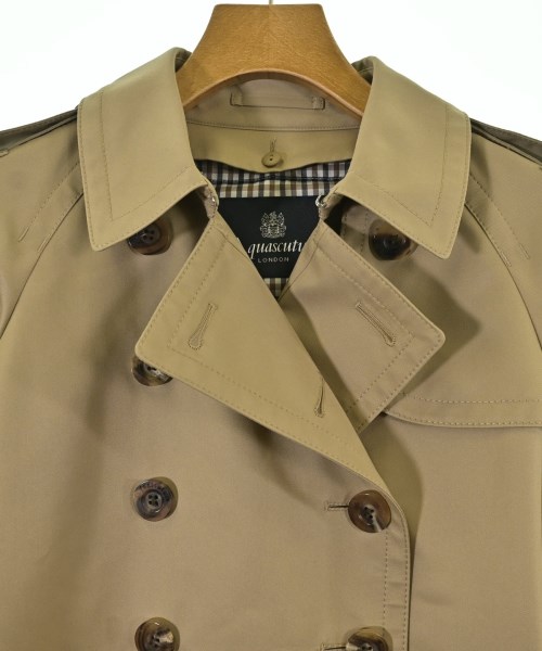 AQUASCUTUM（アクアスキュータム）トレンチコート ベージュ サイズ:6(S位) レディース/2200729330015