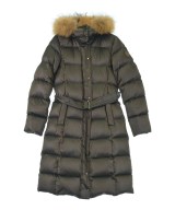 AQUASCUTUM（アクアスキュータム）ダウンコート 茶 サイズ:-(XL位) レディース/2200729965026