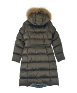 AQUASCUTUM（アクアスキュータム）ダウンコート 茶 サイズ:-(XL位) レディース/2200729965026