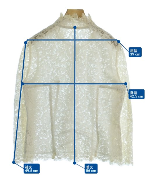 AQUASCUTUM（アクアスキュータム）カジュアルシャツ 白 サイズ:9(M位) レディース/2200724133529