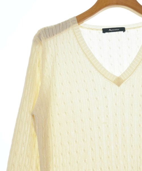 AQUASCUTUM（アクアスキュータム）ニット・セーター 白 サイズ:ONE レディース/2200730229032