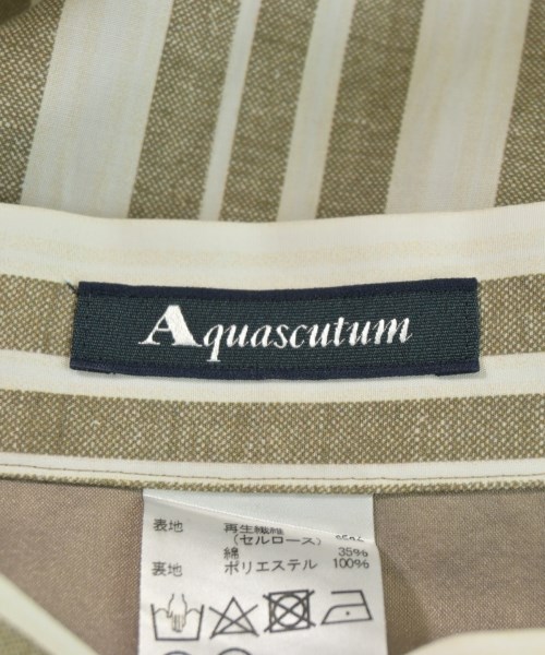AQUASCUTUM（アクアスキュータム）ひざ丈スカート ベージュ サイズ:8(M位) レディース/2200730229056