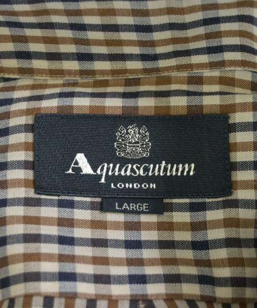 AQUASCUTUM（アクアスキュータム）カジュアルシャツ 白 サイズ:L メンズ/2200735585027