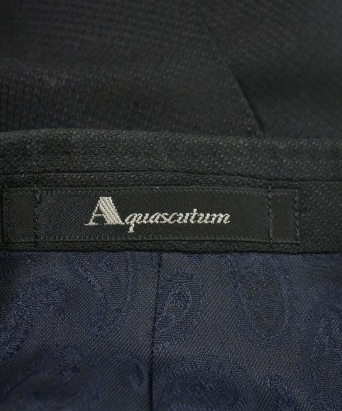 AQUASCUTUM（アクアスキュータム）テーラードジャケット 黒 サイズ:96A7(L位) メンズ/2200737326048
