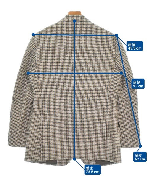 AQUASCUTUM（アクアスキュータム）テーラードジャケット ベージュ サイズ:A7(M位) メンズ/2200737326062