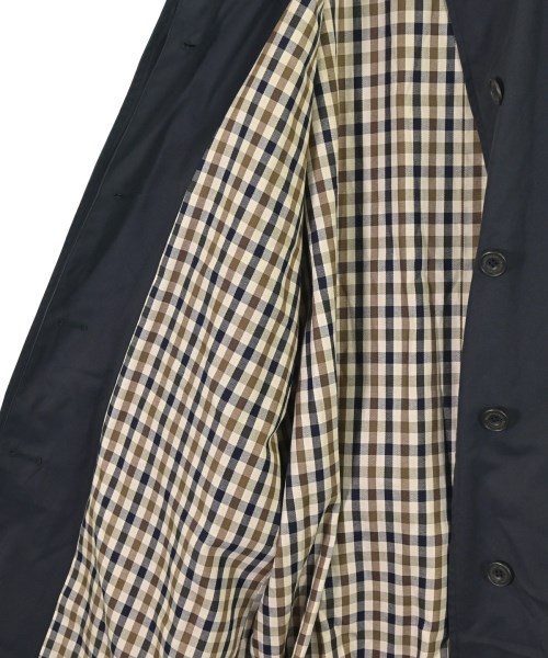 AQUASCUTUM（アクアスキュータム）トレンチコート 紺 サイズ:F レディース/2200723615019
