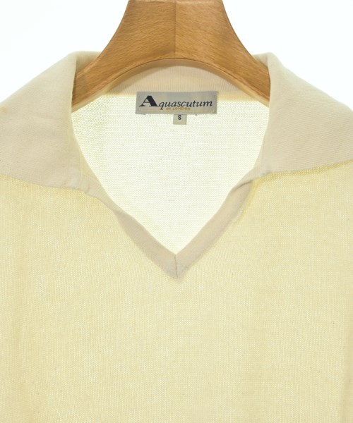 AQUASCUTUM（アクアスキュータム）ニット・セーター 白 サイズ:S レディース/2200719424229