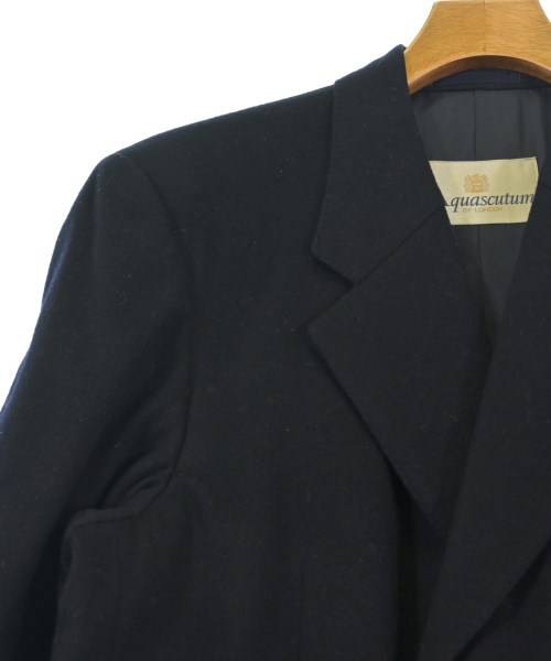 AQUASCUTUM（アクアスキュータム）チェスターコート 紺 サイズ:-(XL位) メンズ/2200722589199