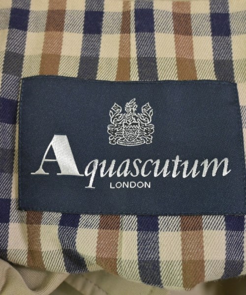AQUASCUTUM（アクアスキュータム）トレンチコート ベージュ サイズ:38(M位) メンズ/2200727503022