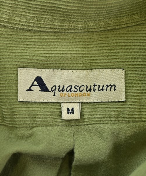 AQUASCUTUM（アクアスキュータム）カジュアルシャツ 緑 サイズ:M メンズ/2200728799028